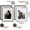 Americanflat Photo Frame Set with Mat - Set of 4 - Farmhouse Decor Picture Frames - Shatter Resistant Glass - Hanging Hardware - Includes Easel